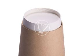 ქაღალდის ჭიქა, ორშრიანი , 350 მლ, d-90, შავი, ცხელი სასმელებისთვის