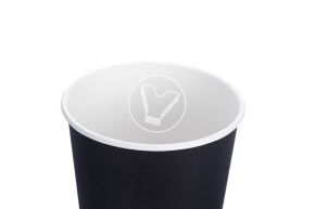 ჭიქა, 400 მლ, შავი (Unikscup)