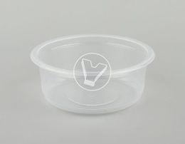 სუპის კონტეინერი K115, 250 მლ, გამჭვირვალე (სტიროპლასტი)