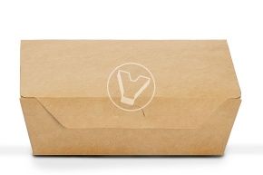 ლანჩ-ბოქსი CraftBox მუყაო, 1000 მლ, 170/190*130/150*50 მმ, კრაფტი