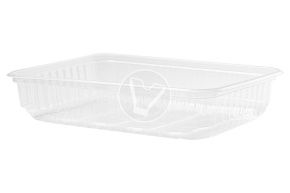 გამჭვირვალე კონტეინერი 500მლ. 179x132x34.4 მმ (Cyclyc)