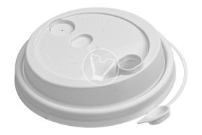 თავსახური d-80 სარქველით, თეთრი დასალევი ნახვრეტით, მქრქალი, PP სიახლე