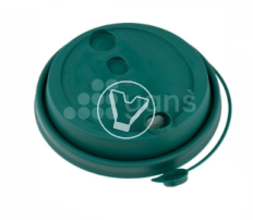 თავსახური d-80, საქრქველით, მუქი მწვანე 