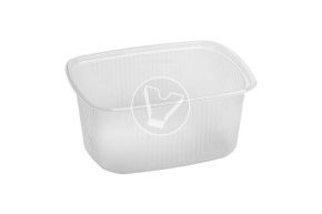 კონტეინერი, 250 მლ, 108x82x49 მმ (სტიროპლასტი)