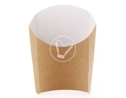 შეფუთვა Eco Fry L, 130*120*50 მმ, კრაფტი (DOECO)