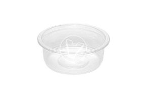 სუპის კონტეინერი K115, 250 მლ, გამჭვირვალე (სტიროპლასტი)