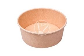 შეფუთვა სალათებისთვის 750 მლ, Pure kraft, თავსახურის გარეშე