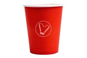 ჭიქა, 250 მლ, წითელი 