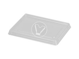 500 მლ-იანი სალათის თასის თავსახური, გამჭირვალე 