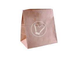 პარკი სწორი ძირით, 320*200*340 მმ, კრაფტი