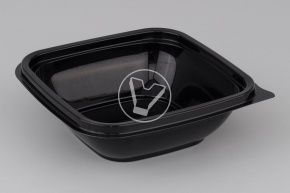 კონტეინერი SpK-126 (12x12) ძირი, 250 მლ, შავი