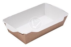 Salad bowl, 800 ml, DoEco paperboard