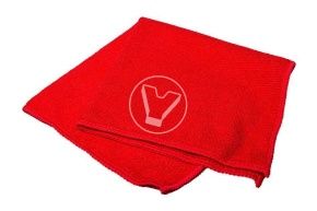 Household wipes, microfibre, COMFORT, 35*35 cm, red