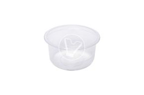 სუპის კონტეინერი K115, 350 მლ, გამჭვირვალე (სტიროპლასტი)