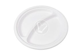 თეფში d-225 2-სექციანი, თეთრი VerdeVita