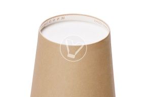 ჭიქა ქაღალდის, 350 მლ, კრაფტი, ცხელი სასმელებისთვის