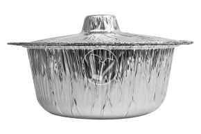 ალუმინის ფორმა "ქვაბი" თავსახურით Y292, 294*112 მმ, 3200 მლ