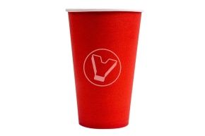 ჭიქა, 400 მლ, წითელი 