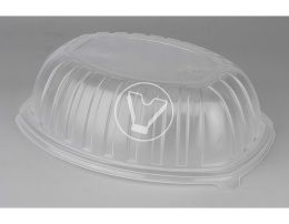 ქათმის კონტეინერის თავსახური  СпК-258, 258*202*48 მმ, გამჭვირვალე, სტიროლპლასტი