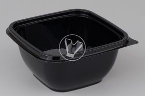 კონტეინერი SpK-126 (12x12) ძირი, 500 მლ, შავი