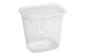 კონტეინერი 500 მლ. 108x82x102.8 მმ, გამჭვირვალე