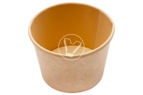 Kraft soup bowl without lid, OneBowl 380 ml.