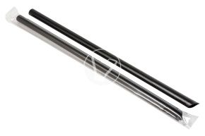 საწრუპი მილები სწორი, შავი, ინდ. შეფუთვაში d - 8 მმ, - 23 სმ