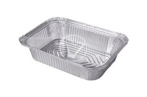 Aluminum container, 260*190*60 mm, 1900 ml