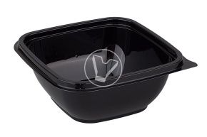 Container СпК 126 (12x12) 375 ml, bottom, black