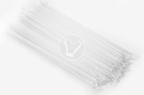 საწრუპი მილი სწორი, გამჭვირვალე, ინდ. შეფუთვაში d - 8 მმ, - 23 სმ