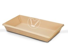 800 მლ-იანი სასალათე დაბალი, კრაფტისფერი( თავსახურის კოდი 3308501, 33085)