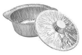 ალუმინის ფორმა "ქვაბი" თავსახურით212*120*78 მმ