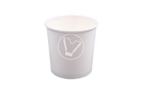 თეთრი წვნიანის თასი სახურავის გარეშე EcoSoup, 360 მლ
