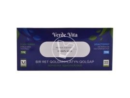 ხელთათმანები ელასტომერი, M, ლურჯი (TPE)