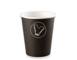 ჭიქა , 250 მლ, შავი, (50 ც./შეფუთვა)