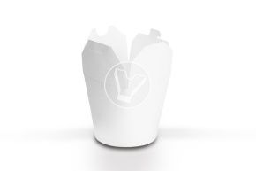 ქაღალდის კონტეინერი ატრიასთვის China Box“, თეთრი, 750 მლ.