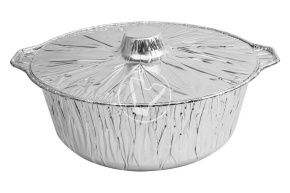 ალუმინის ფორმა "ქვაბი" თავსახურით Y338, 328*115 მმ, 4800 მლ.