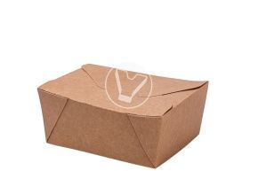 ყუთი უნივერსალური. ატრიისთვის, სხვა კერძებისათვისა და გარნირებისთვის ECO FOLD BOX 900 მლ. (DOECO)