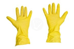 რეზინის ხელთათმანები, L (VerdeVita)