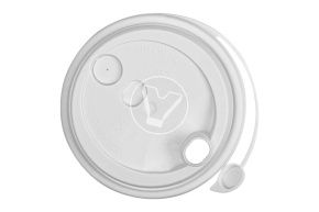 თავსახური d-80 სარქველით, თეთრი დასალევი ნახვრეტით, მქრქალი, PP სიახლე