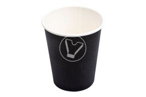 ჭიქა , 250 მლ, შავი, (50 ც./შეფუთვა)