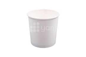 თეთრი წვნიანის თასი სახურავის გარეშე EcoSoup, 360 მლ