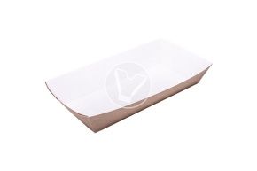 კალათა თეფში 800 მლ, 220*165*40 კრაფტისფერი