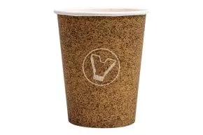 Paper cup, 250 ml, kraft, for hot drinks