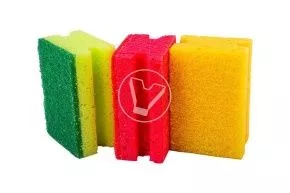 Sponge for washing dishes MULTY-EFFECT Large-pore profile, 3 pcs