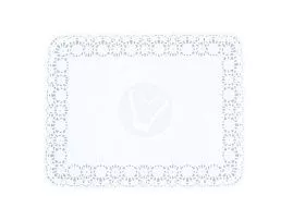 Салфетка с ажурным краем, прямоугольная, 200*300 мм, белая, 250 шт/уп, Deco