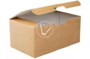 შეფუთვა EcoFast food box, L, 150*91*70 კრაფტი (DOECO)