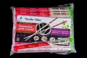 Sushi sticks, length - 200 mm, in transparent packageing