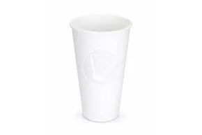 Cup, 400 ml, d-90 mm, for hot drinks, white ("Лига-Пак")