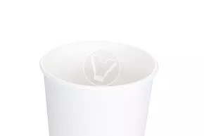 Cup, 400 ml, d-90 mm, for hot drinks, white ("Лига-Пак")